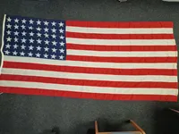Originalt amerikansk flag WW2 48 stjerner
