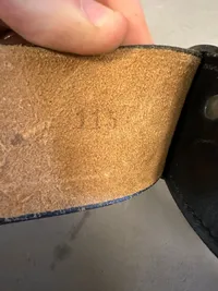Original skrårem fra det Danske politi bemærk øje til fangsnor