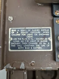 Originalt morse apparat, ww2