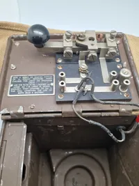 Originalt morse apparat, ww2
