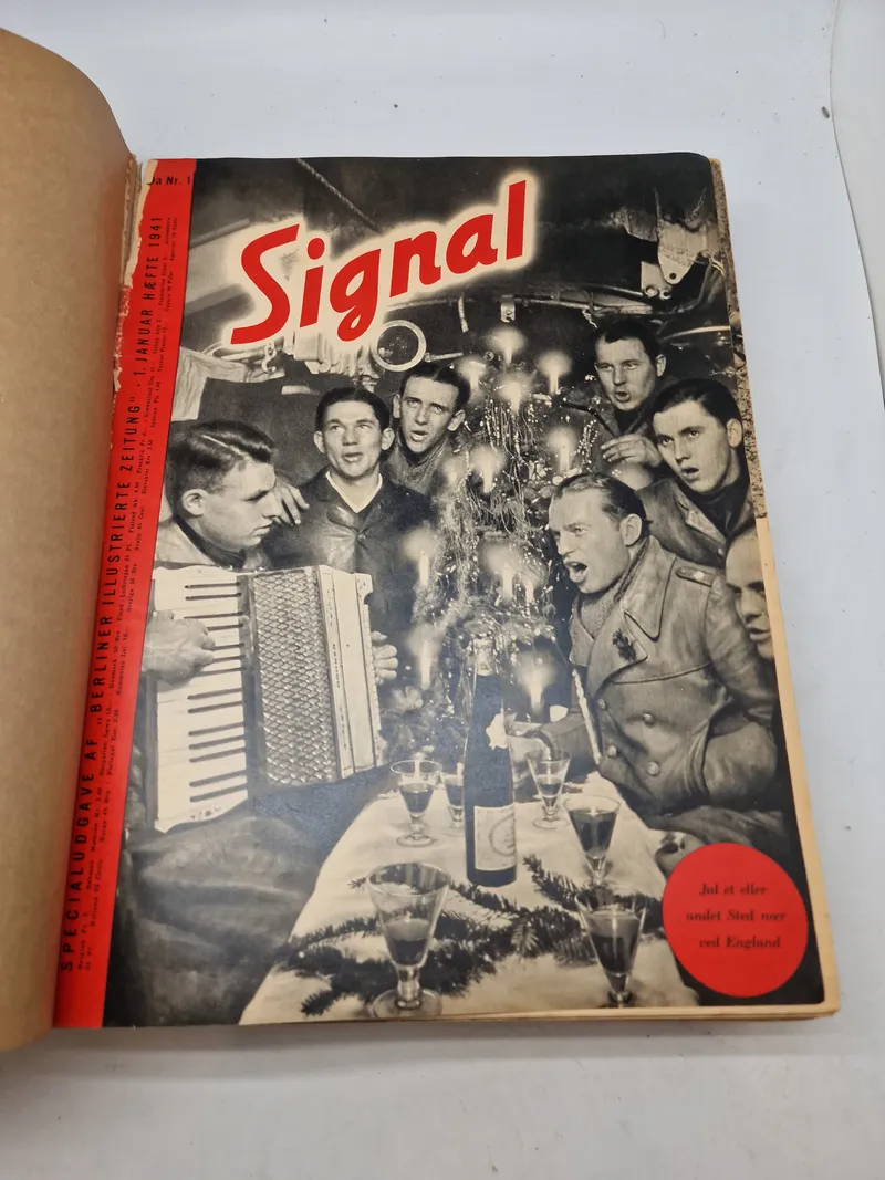 Samling originale Signal fra ww2 - indbunden
