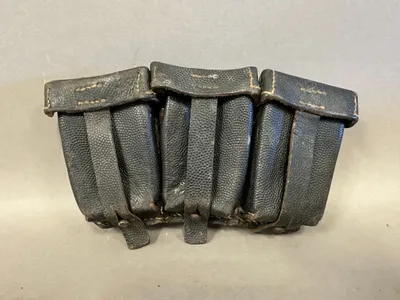 Original 3delt ammuntionstaske til K98