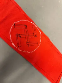 Tysk parti armbind, originalt ?