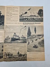 Originalt indmeldelsesskema for Waffen-SS og Frikorps Danmark