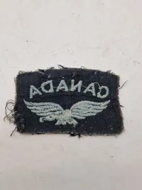 Originalt stofmærke - RCAF, ww2