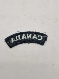 Original Canada patch WW2