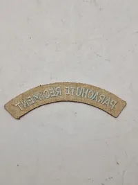 Original Parachute Regiment patch