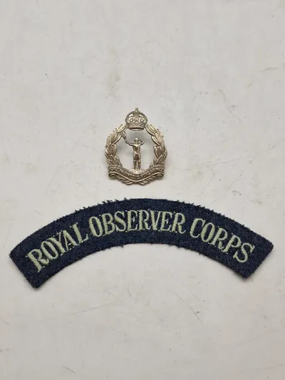 Lot originalt Royal Observer Corps WW2