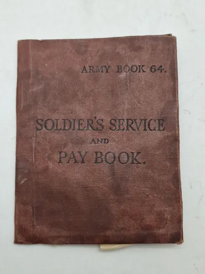 Original Soldiers service and pay book