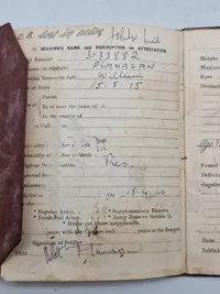Original Soldiers service and pay book