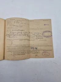 Original SOLDIER'S RELEASE BOOK
CLASS "A"