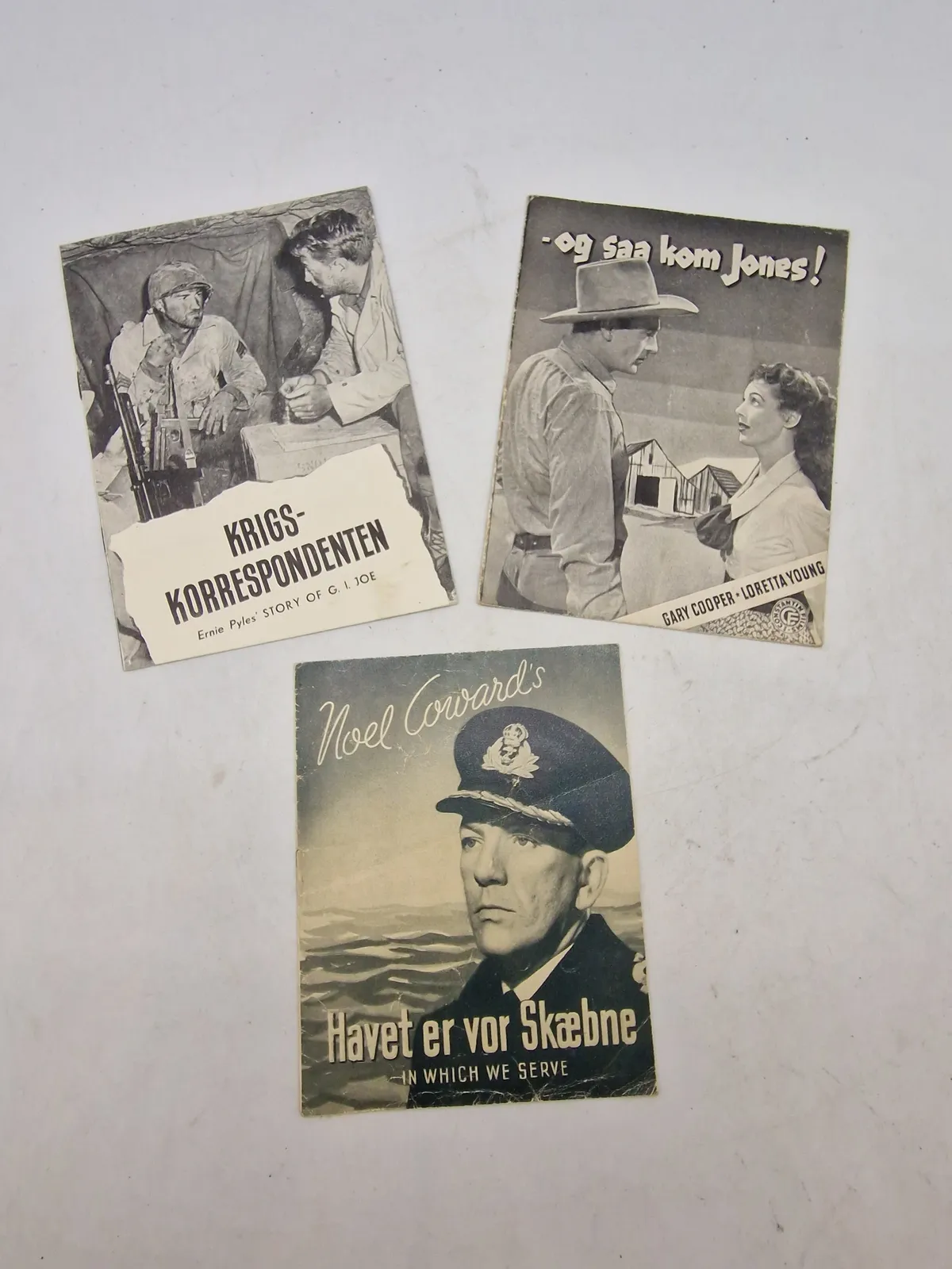 Lot originale filmprogrammer