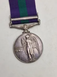 Original Palæstina medalje 1945-1948 Navgiven