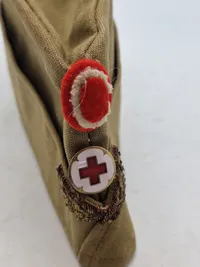 Original dansk røde kors skråhue