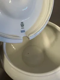 Original suppeterrin fra den danske hær (kgl porcelæn)