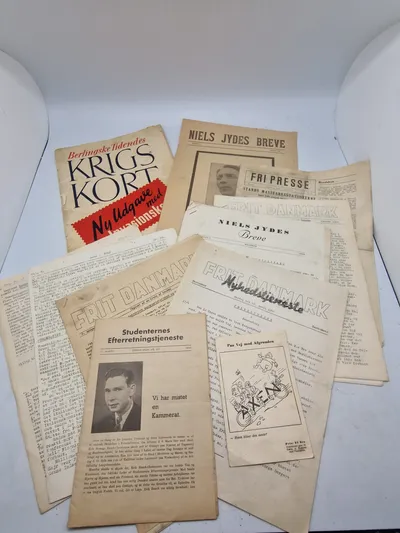 Samling originale illegale blade