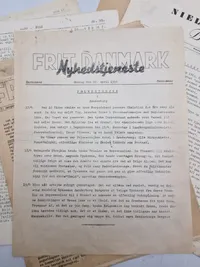 Samling originale illegale blade