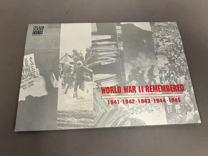 Samling WW2 minde frimærker
