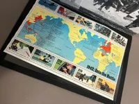 Samling WW2 minde frimærker