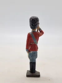 Original linoliumsfigur forstillende Kong Christian X