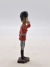 Original linoliumsfigur forstillende Kong Christian X