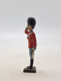 Original linoliumsfigur forstillende Kong Christian X
