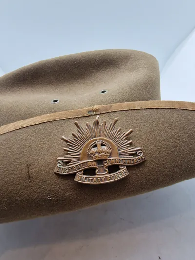 Original hat - Australian Commonwealth Military Forces  WW2
