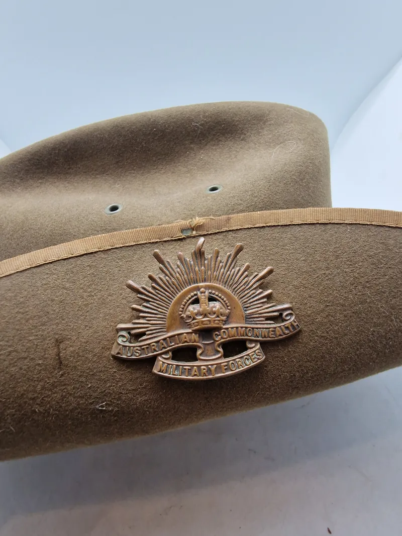 Original hat - Australian Commonwealth Military Forces  WW2