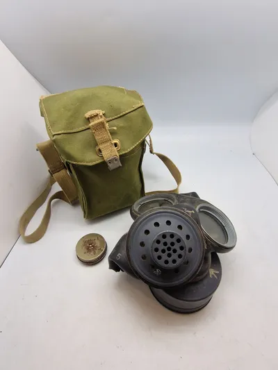 Original engelsk ww2 gasmaske -