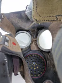 Original engelsk ww2 gasmaske -
