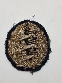 Originalt dansk blazer mærke sjællandske livregiment