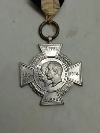 Original tysk 1864 veteranmedalje  (Dybbøl og Als)