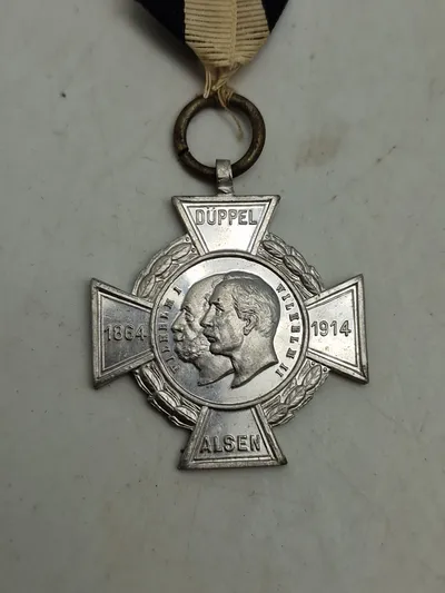 Original tysk 1864 veteranmedalje  (Dybbøl og Als)