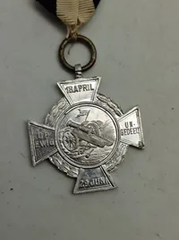 Original tysk 1864 veteranmedalje  (Dybbøl og Als)