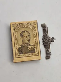 Original Kong Christian X nål - sterlingsølv