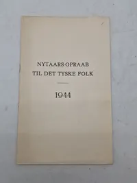 Original pjece - Nytårs opråb til det tyske folk, 1944 - sjælden