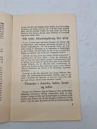 Original pjece - Nytårs opråb til det tyske folk, 1944 - sjælden