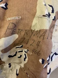 Originalt navngiven US hjelm cover Desert storm