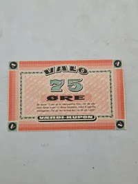 Original Valo reklame seddel