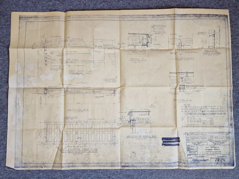 Original blue print