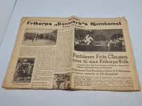 Originalt eks. af den nazistiske avis “Fædrelandet”