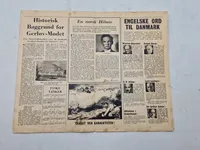 Lot originale illegale flyveblade, ww2 nedkastet over Danmark WW2