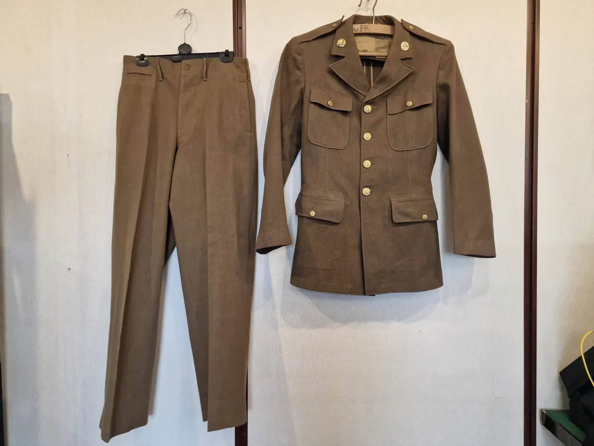 Original amerikansk udgangsuniform WW2 1940 dateret