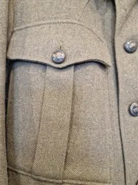 Originalt australsk battledress jakke, ww2 1944 dateret
