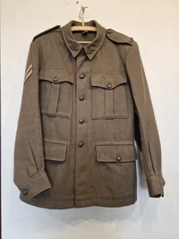 Originalt australsk battledress jakke, ww2 1944 dateret