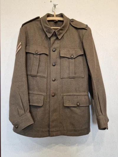 Originalt australsk battledress jakke, ww2 1944 dateret
