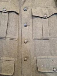 Originalt australsk battledress jakke, ww2 1944 dateret