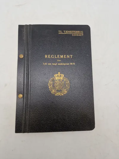 Dansk militært reglement  7.62 mm tungt maaskingevær