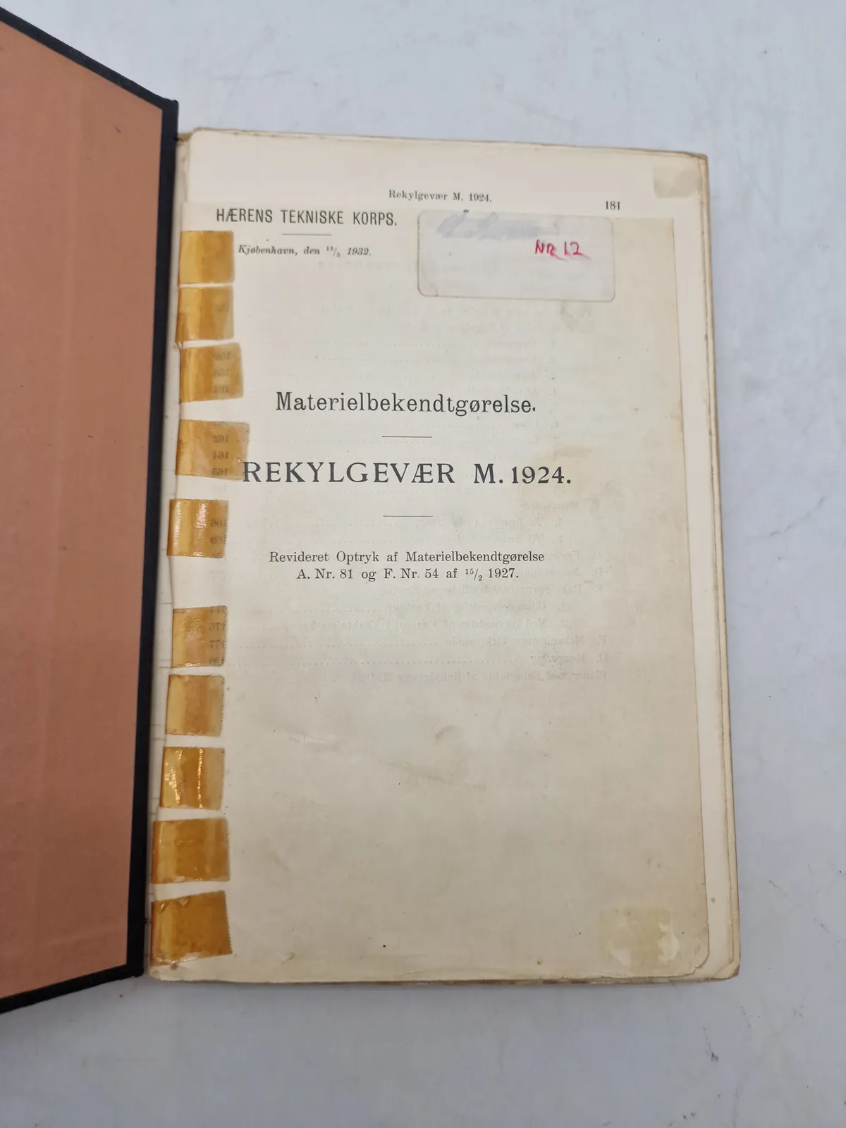 Rekylgevær M24 mm.
