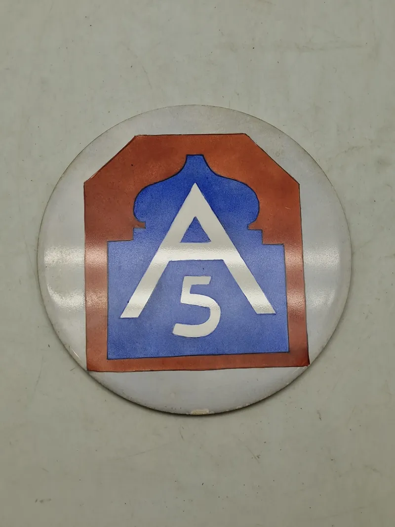 Originalt porcelæns mærke - 5TH Army